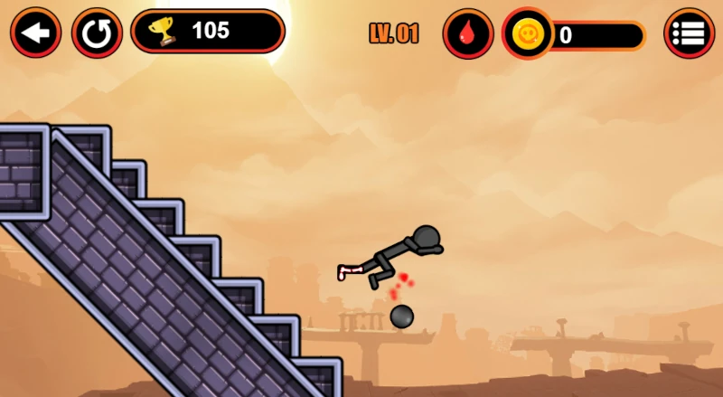 Crazy Stickman Pyhsics Solar Smash Online
