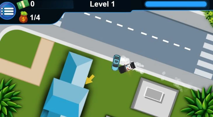Police Chase Drifter Solar Smash Online gameplay